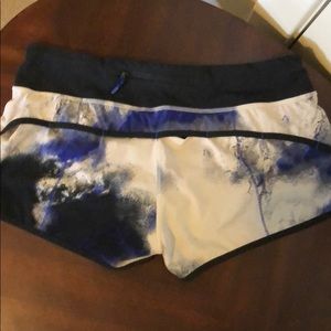 Lululemon Milky Way Speed Shorts